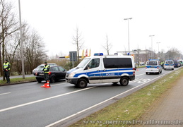 Ausnahmezustand: die Polizei kontrolliert alle Einfallstraßen